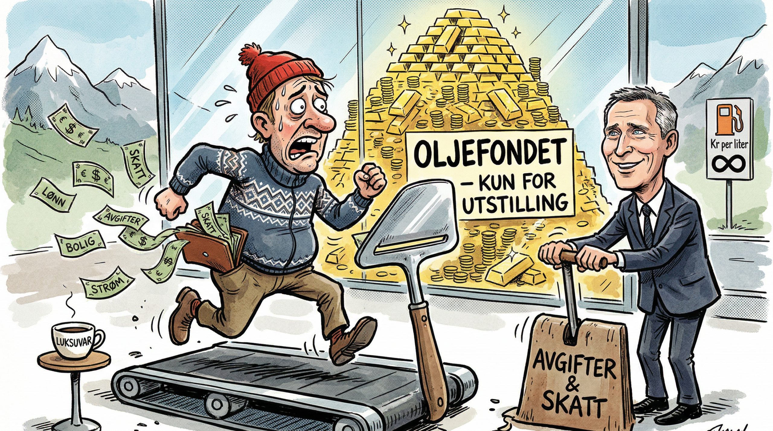 Ola Dunk og Stoltenberg